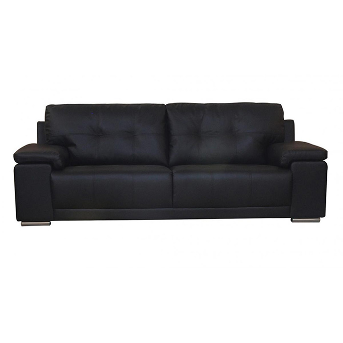 Ranee Bonded Leather & Pu Three Seater Sofa